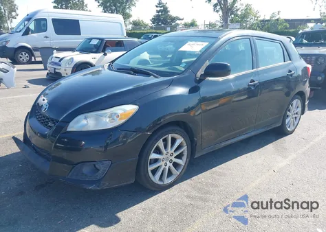 2009 Toyota Matrix Xrs from USA, damaged, VIN 2T1GE40E49C003425